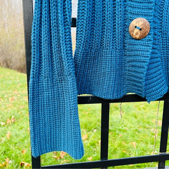 Rue21 Blue Knit Cardigan Sweater | Button Up | Size S - Picture 3 of 13